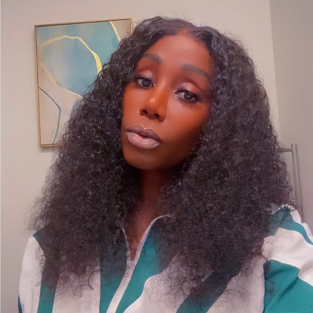 Human Hair Wig worn for Promo only